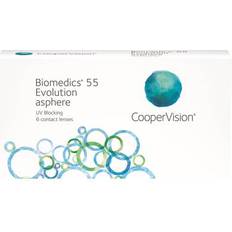 Aspheric Lenses Contact Lenses CooperVision Biomedics 55 Evolution 6-pack