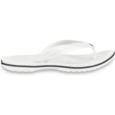 White Flip-Flops Crocs Crocband Flip - White