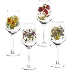 Portmeirion Wine Glasses Portmeirion Botanic Garden White Wine Glass, Red Wine Glass 45cl 4pcs