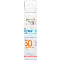Sun Protection & Self Tan on sale Garnier Ambre Solaire Sensitive Advanced Hydrating Face Sun Cream Mist SPF50 75ml
