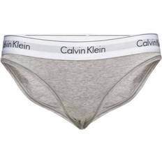 Calvin Klein Cotton Knickers Calvin Klein Modern Cotton Bikini Brief - Grey Heather