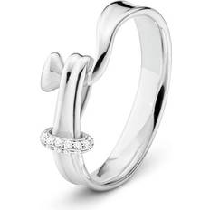 Georg Jensen Torun Ring - Silver/Diamonds