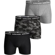 Björn Borg Men Men's Underwear Björn Borg Shadeline Essential Shorts 3-pack - Black Beauty