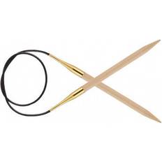 Knitpro Basix Birch Fixed Circular Needles 100cm 10mm