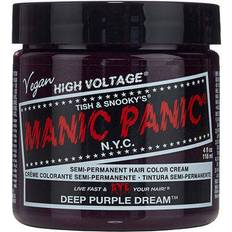 Ammonia Free Semi-Permanent Hair Dyes Manic Panic Classic High Voltage Deep Purple Dream 118ml