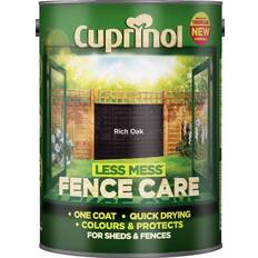 Cuprinol Black Paint Cuprinol Less Mess Fence Care Wood Protection Black 6L
