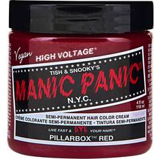 Ammonia Free Semi-Permanent Hair Dyes Manic Panic Classic High Voltage Pillarbox Red 118ml