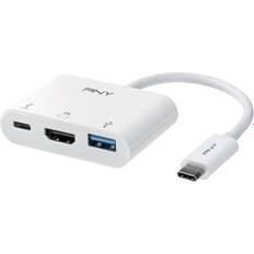 PNY 3-IN-1 USB-C- HDMI/USB A/USB-C 0.1m