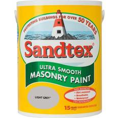 Sandtex Paint Sandtex Ultra Smooth Masonry Concrete Paint Grey 5L