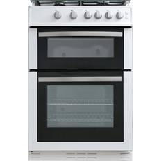Silver gas cooker 60cm Montpellier MDG600LW Black, White, Silver