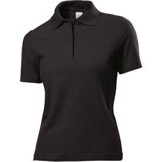 Viscose - Women Polo Shirts Stedman Short Sleeve Polo Shirt - Black Opal