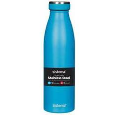 Sistema Carafes, Jugs & Bottles Sistema Hydrate Stainless Steel Water Bottle 0.5L