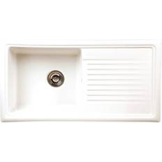 Ceramic - White Drainboard Sinks Reginox RL304CW (R23907)