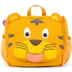 Yellow Toiletry Bags & Cosmetic Bags Affenzahn Timmy Tiger Toiletry Bag - Yellow/Brown