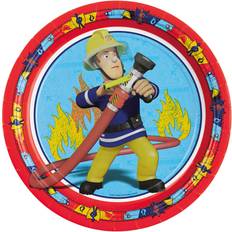 Amscan Plates Fireman Sam 8-pack
