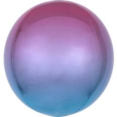 Amscan Foil Ballon Ombré Orbz Purple/Blue