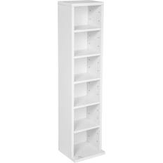 Beige Shelving Systems tectake CD Stand Shelving System 21x90cm