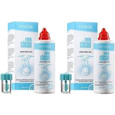 Contains Peroxide Lens Solutions Avizor Ever Clean 350ml 2-pack