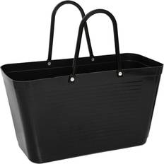 Handbags Hinza Shopping Bag Large (Green Plastic) - Black