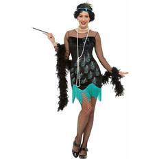 Other Film & TV Fancy Dresses Smiffys 20s Peacock Flapper Costume