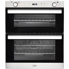 Gas double oven and gas grill built under Belling BI702G Silver