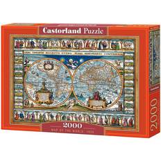Castorland Map of The World 1639 2000 Pieces
