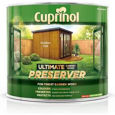 Cuprinol Brown - Outdoor Use - Wood Protection Paint Cuprinol Ultimate Garden Wood Preserver Wood Protection Brown 1L