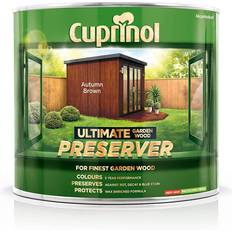 Cuprinol Brown - Outdoor Use - Wood Protection Paint Cuprinol Ultimate Garden Wood Preserver Wood Protection Brown 1L