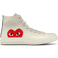 Canvas Shoes Comme des Garçons x Converse Chuck 70 - Milk/White/High Risk Red