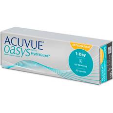 Acuvue oasys hydraluxe Johnson & Johnson Acuvue Oasys 1-Day with HydraLuxe for Astigmatism 30-pack