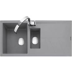 Caple Grey Drainboard Sinks Caple Sotera 150 (SOT150PG)
