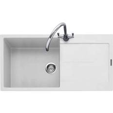 Caple White Kitchen Sinks Caple Canis 100 (CAN100CW)