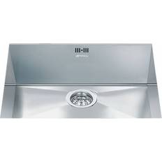 Silver Kitchen Sinks Smeg Quadra (VSTQ50-2)