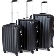 Divider Suitcase Sets tectake Lightweight Suitcase - Set of 3