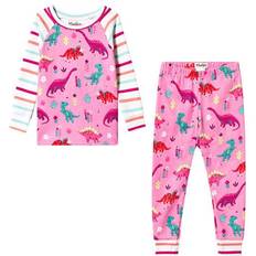 Hatley Night Garments Hatley Darling Dinos Raglan Pajama Set - Pink (S19PDK1269)