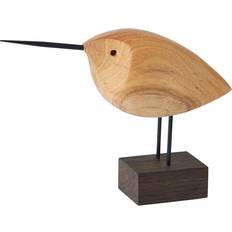 Warm Nordic Decorative Items Warm Nordic Awake Snipe Beak Bird Brown Figurine 13cm