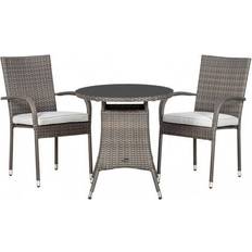 Stackable Bistro Sets Royalcraft Malaga Bistro Set, 1 Table incl. 2 Chairs