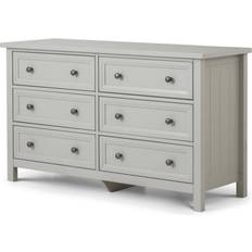 Metal Chest of Drawers Julian Bowen Maine Chest of Drawer 130x74cm