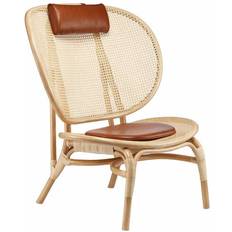 Bamboo Chairs Norr11 Nomad Natural/Cognac Lounge Chair 100cm