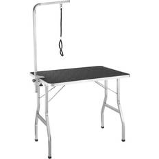 tectake Dog Grooming Table with Arm