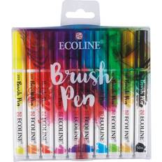 Black Painting Accessories Ecoline Brush Pen 10 Pack