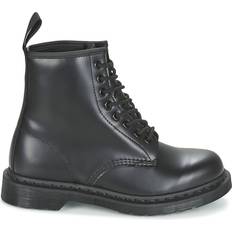 Synthetic - Women Boots Dr. Martens 1460 Mono - Black Smooth