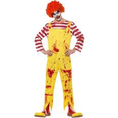 Clown Fancy Dresses Fancy Dress Smiffys Kreepy Killer Clown Costume