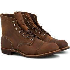 Block Heel - Men Boots Red Wing Iron Ranger - Copper