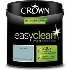 Crown Easyclean Wall Paint Duck Egg 2.5L