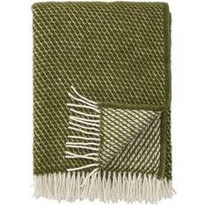 Klippan Yllefabrik Velvet Blankets Green (200x130cm)