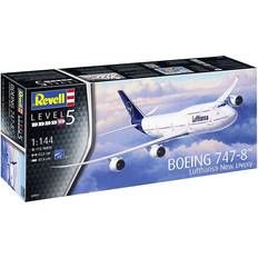 1:144 Scale Models & Model Kits Revell Boeing 747-8 Lufthansa New Livery 1:144