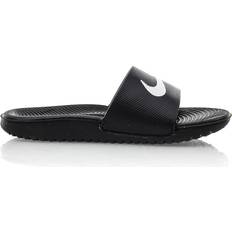 Nike Black Slippers Nike Kawa PS/GS - Black/White