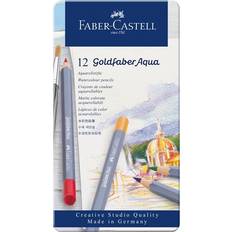 Faber-Castell Aquarelle Pencils Faber-Castell Goldfaber Aqua Watercolour Pencil Tin of 12