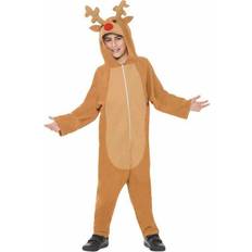 Brown Fancy Dresses Smiffys Reindeer All In One Costume